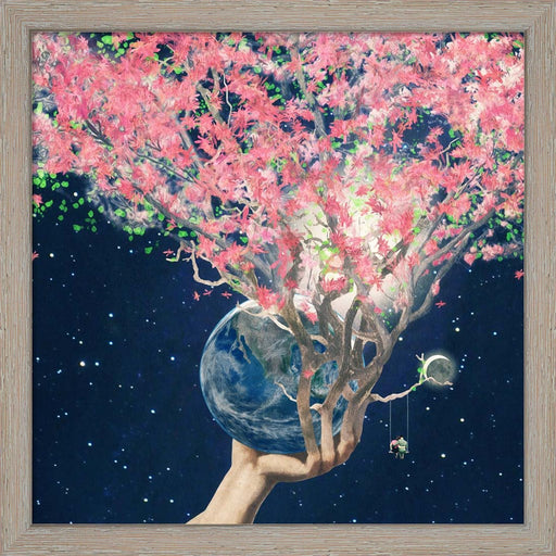 Love Makes The Faith Bloom by Paula Belle Flores, Framed Art