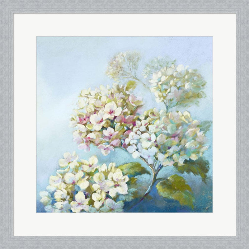 Perfect White Clouds by Nell Whatmore, Framed Art