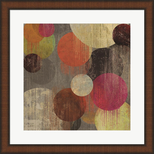 Magenta Bubbles II by Tom Reeves, Framed Art