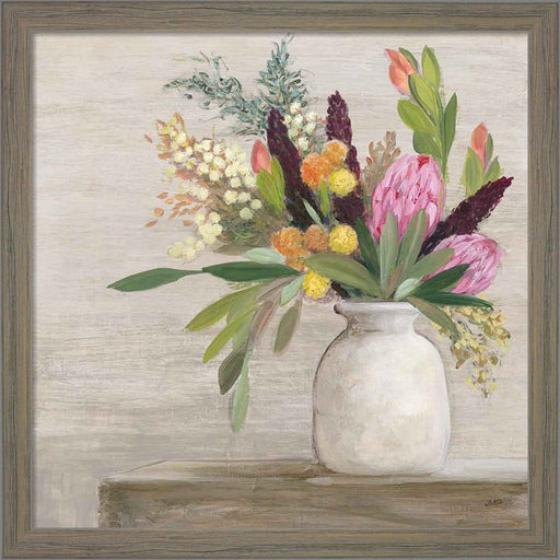 Protea Still Life I by Julia Purinton, Framed Art