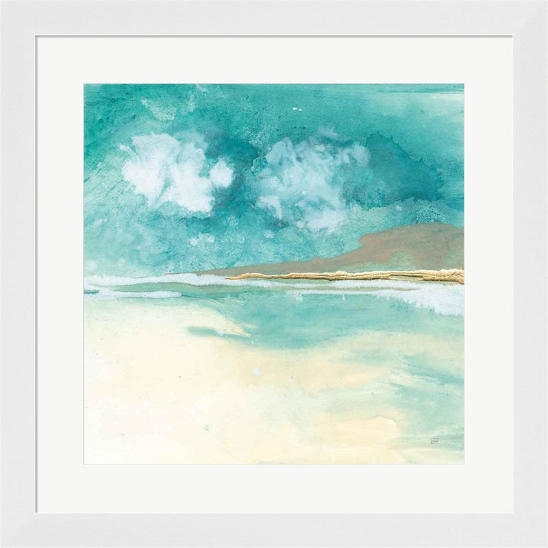 Cumulus Emerald I by Chris Paschke, Framed Art