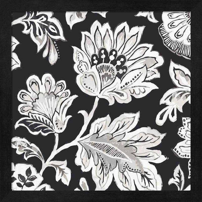 Ceylon Gardens V BW by Wild Apple Portfolio, Framed Art