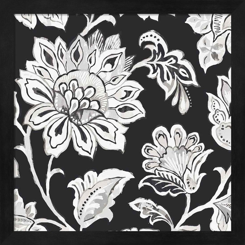 Ceylon Gardens III BW by Wild Apple Portfolio, Framed Art