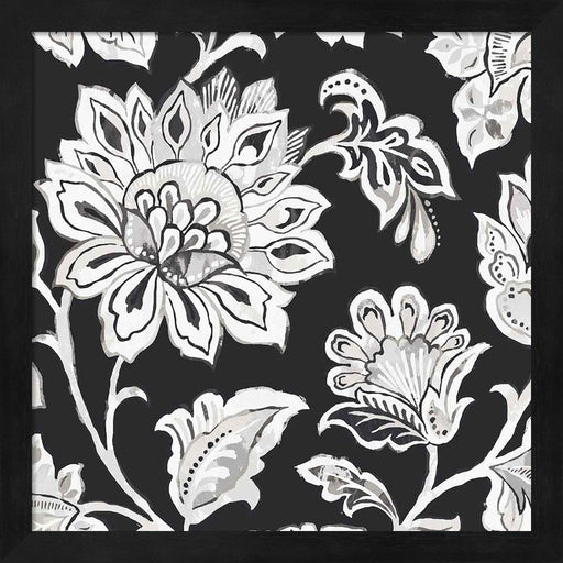 Ceylon Gardens III BW by Wild Apple Portfolio, Framed Art