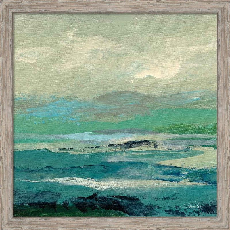 Turquoise Bay II by Silvia Vassileva, Framed Art