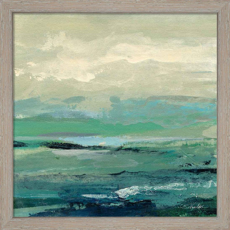 Turquoise Bay I by Silvia Vassileva, Framed Art