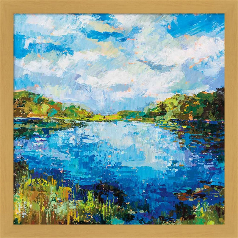 Lakeside by Jeanette Vertentes, Framed Art
