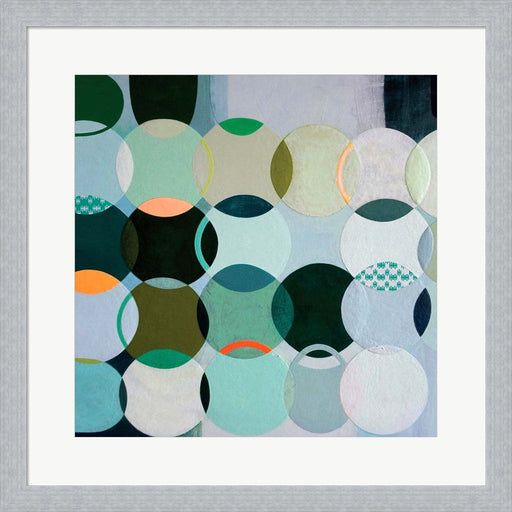 Circles No. 2 by Naomi Taitz Duffy, Framed Art