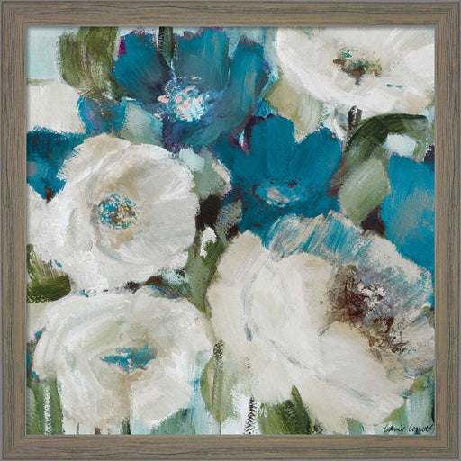 Indigo Power Square II by Lanie Loreth, Framed Art