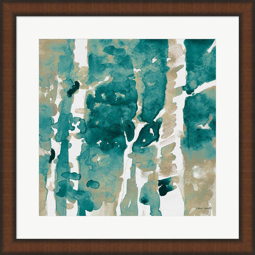 Up To The Teal Northern Skies II by Lanie Loreth, Framed Art