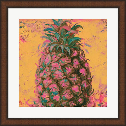 Pop Contemporary Pineapple I by Patricia Pinto, Framed Art