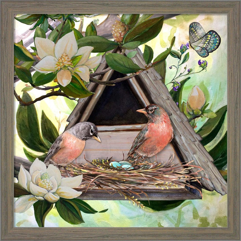 Birdhouse II by Diannart, Framed Art