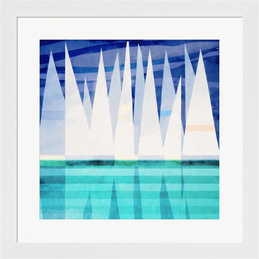 Sailing Day I by Dan Meneely, Framed Art