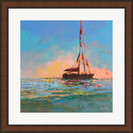 Sailing On The Horizon by Jane Slivka, Framed Art