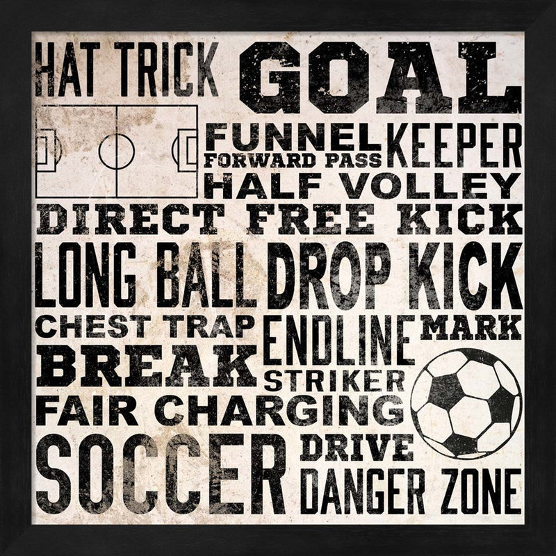 Sports Type III by SD Graphics Studio, Framed Art