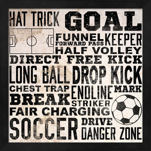 Sports Type III by SD Graphics Studio, Framed Art