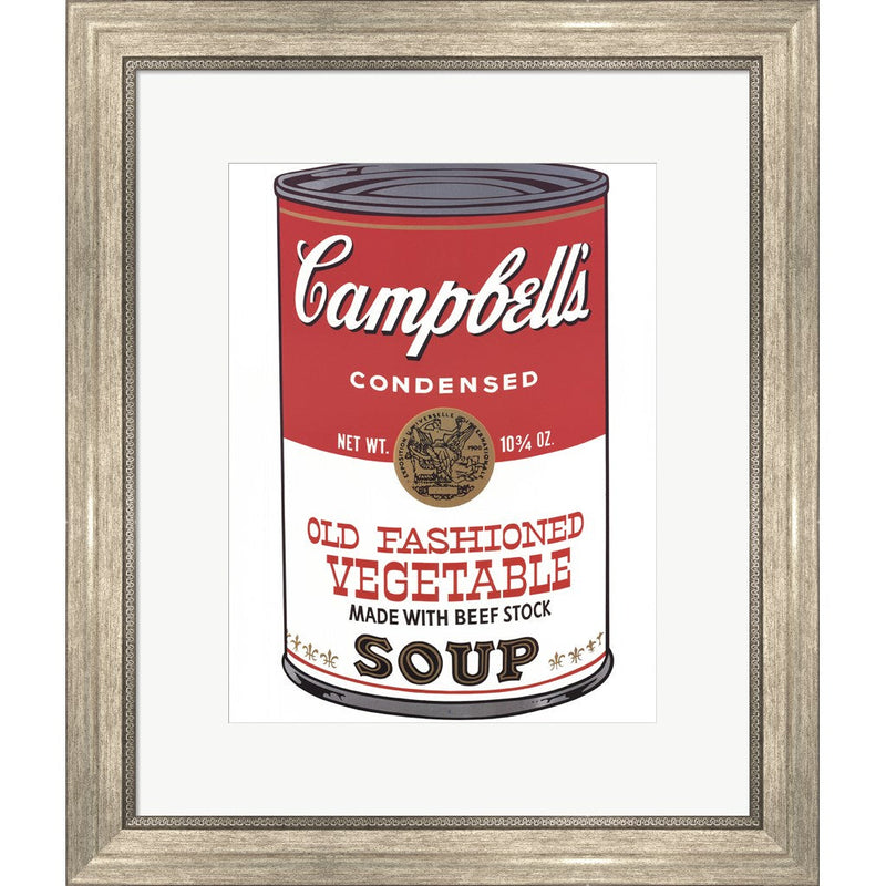 Campbell's Soup (Ica) by Andy Warhol, Framed Art