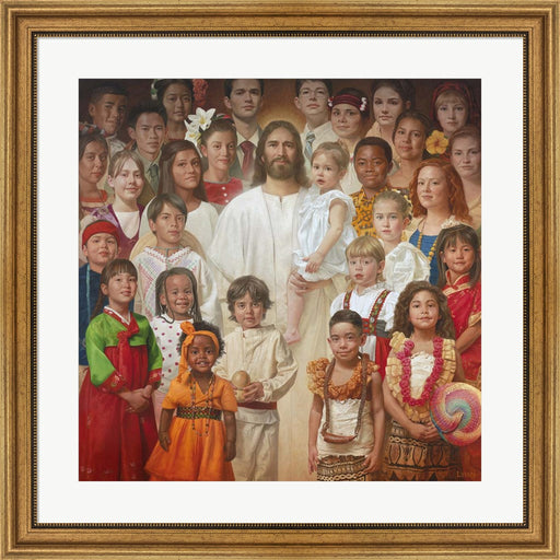 I Am a Child of God by Howard Lyon, Framed Art