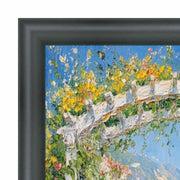 40x40 Frame Round Matte Black Picture Frame