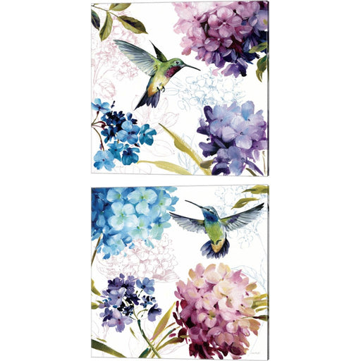 Spring Nectar Square by Lisa Audit, 2 Piece Canvas Art Set
