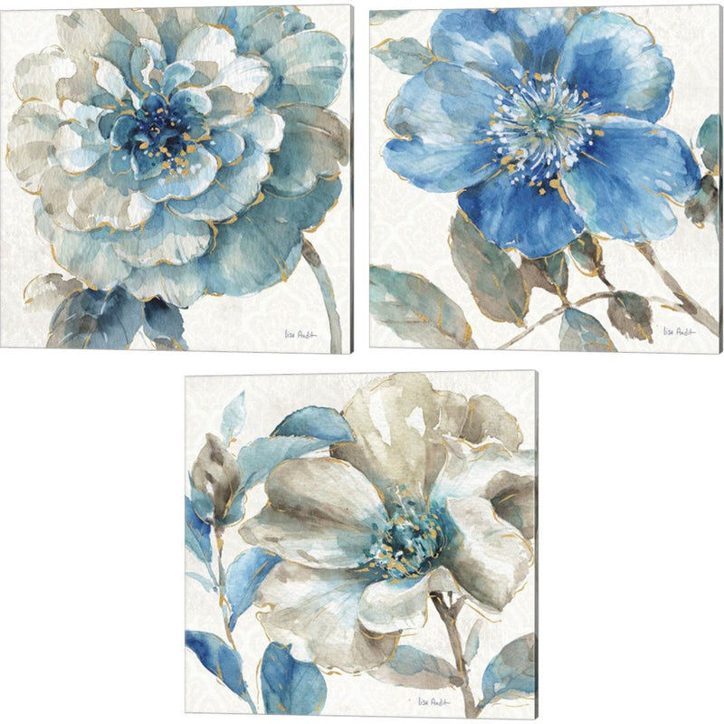 Indigold by Lisa Audit, 3 Piece Canvas Art Set