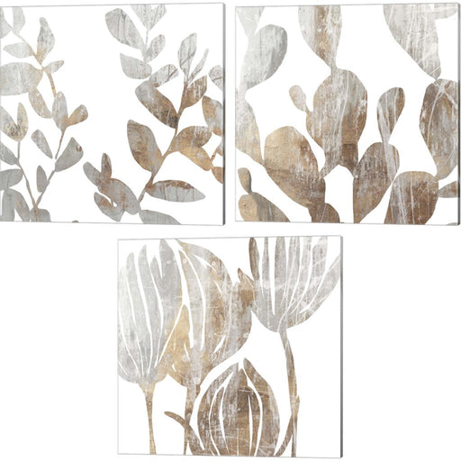 Marble Foliage by Posters International Studio, 3 Piece Canvas Art Set