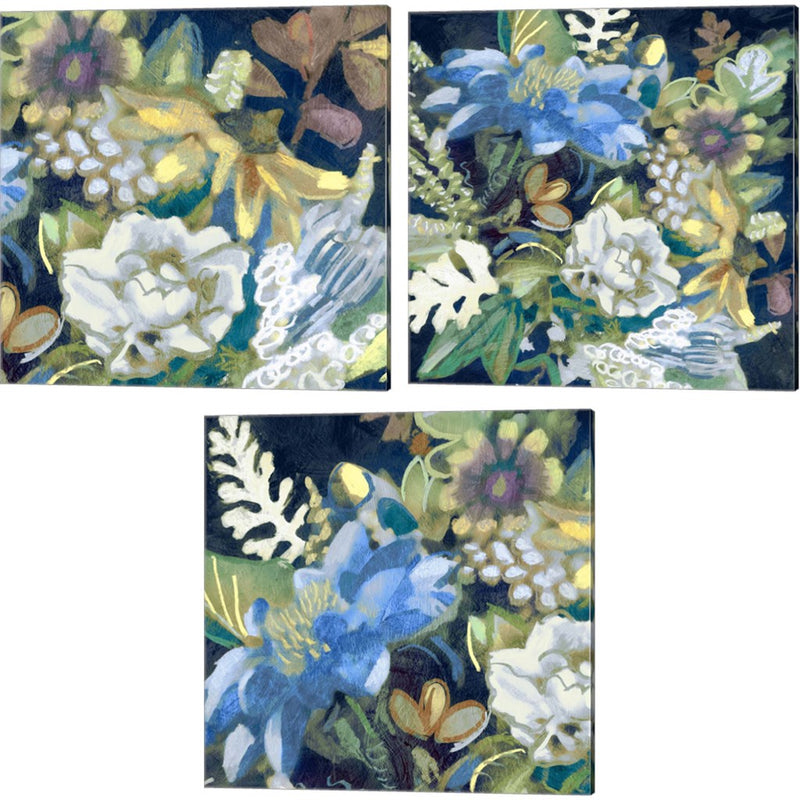Bouquet by Edward Selkirk, 3 Piece Canvas Art Set