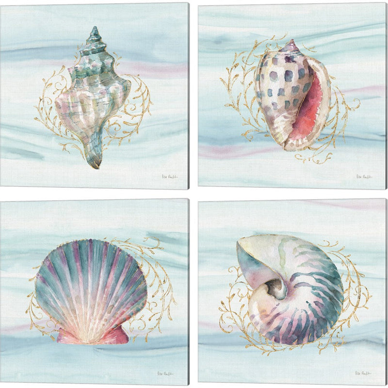 Ocean Dream by Lisa Audit, 4 Piece Canvas Art Set