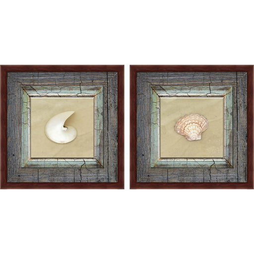Gypsy Sea Framed 2 & 1 by LightBoxJournal, 2 Piece Mahogany Framed Art Set