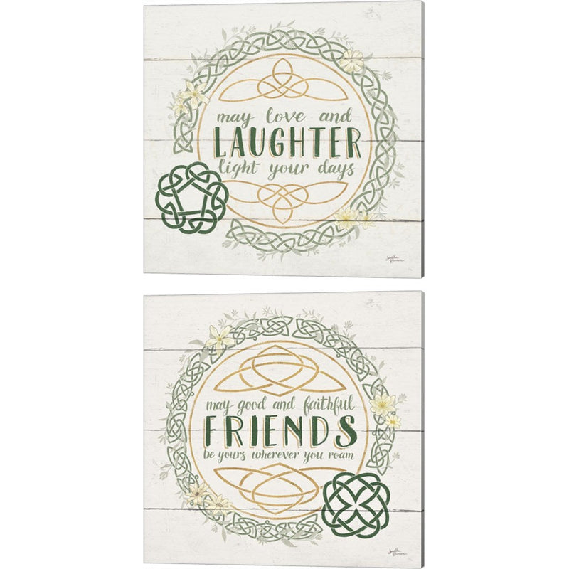 Irish Blessings by Janelle Penner, 2 Piece Canvas Art Set