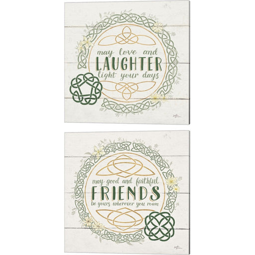 Irish Blessings by Janelle Penner, 2 Piece Canvas Art Set