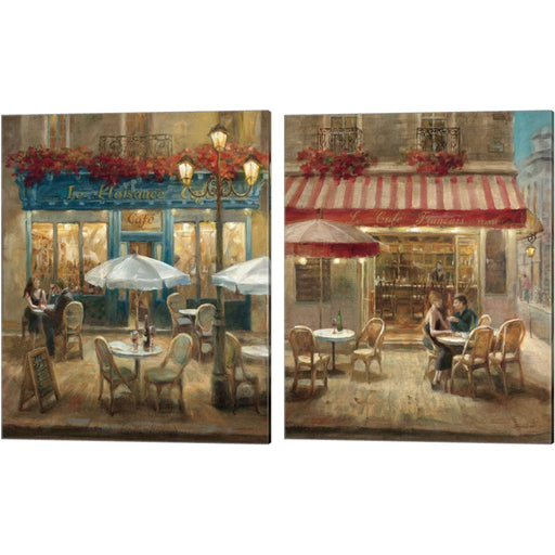 Paris Café by Danhui NAI, 2 Piece Canvas Art Set