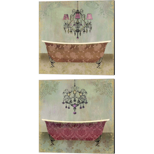 Boudoir Bath by Posters International Studio, 2 Piece Canvas Art Set