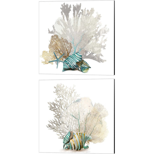 Coral by Aimee Wilson, 2 Piece Canvas Art Set