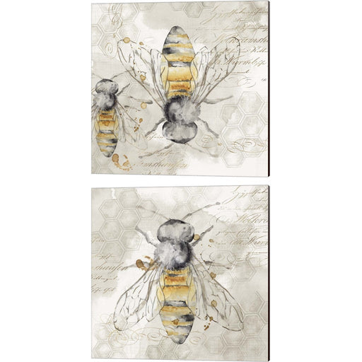 Queen Bee by Eva Watts, 2 Piece Canvas Art Set