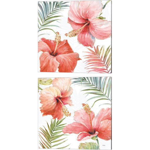 Tropical Blush by Lisa Audit, 2 Piece Canvas Art Set