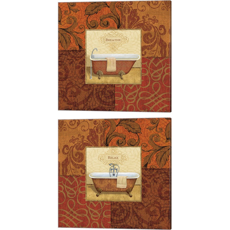 Spice Bath by Daphne Brissonnet, 2 Piece Canvas Art Set