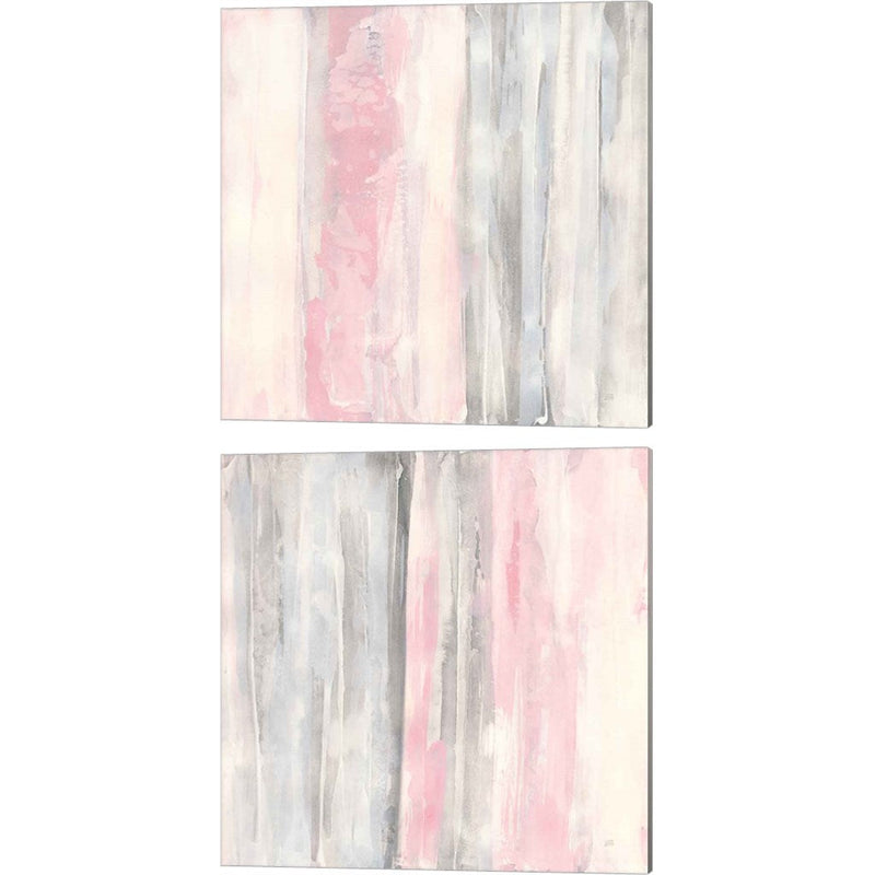 Whitewashed Blush by Chris Paschke, 2 Piece Canvas Art Set