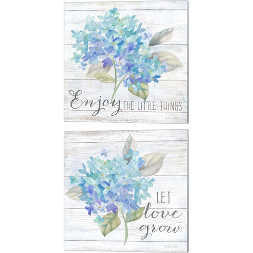 Farmhouse Hydrangea by Cynthia Coulter, 2 Piece Canvas Art Set