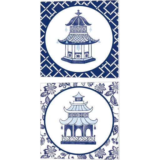 Everyday Chinoiserie A by Mary Urban, 2 Piece Canvas Art Set