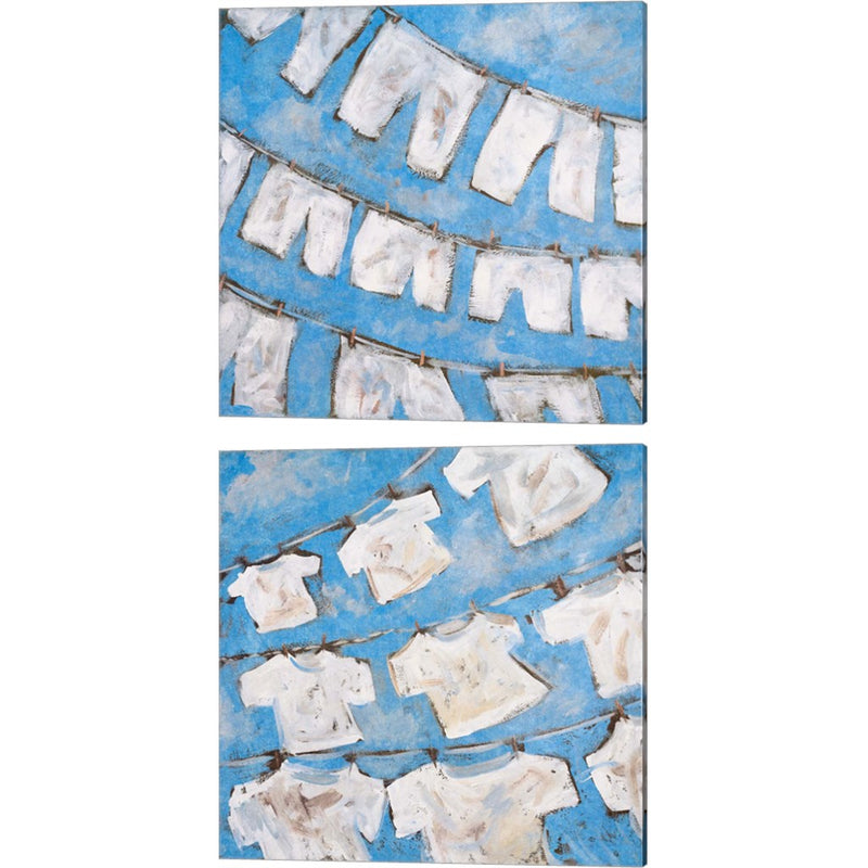 Dry Linen by Dan Kingsley, 2 Piece Canvas Art Set