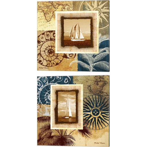 Sailing The Seas by Michael Marcon, 2 Piece Canvas Art Set