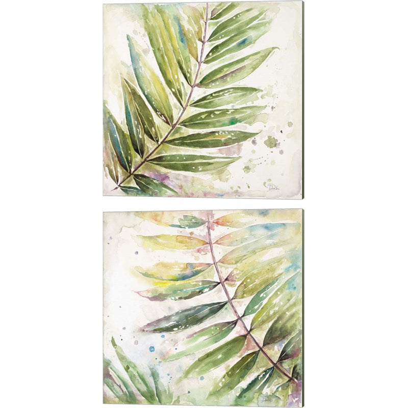 Jungle Inspiration Watercolor by Patricia Pinto, 2 Piece Canvas Art Set
