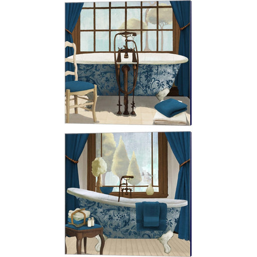 Blue View by Elizabeth Medley, 2 Piece Canvas Art Set