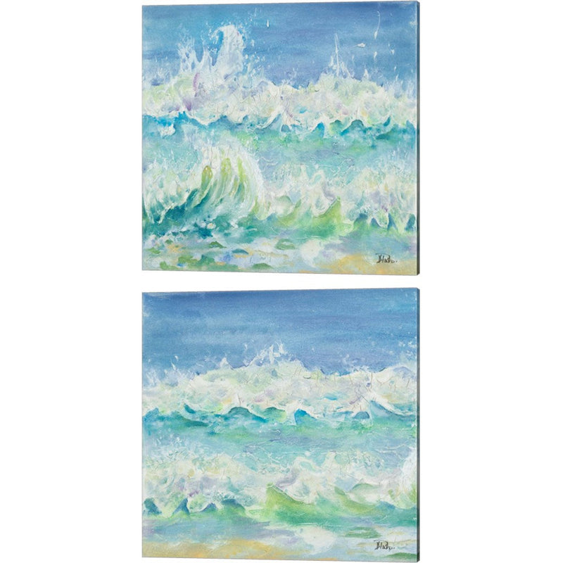 Las Olas Square by Patricia Pinto, 2 Piece Canvas Art Set