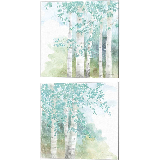 Natures Leaves No Gold by Beth Grove, 2 Piece Canvas Art Set