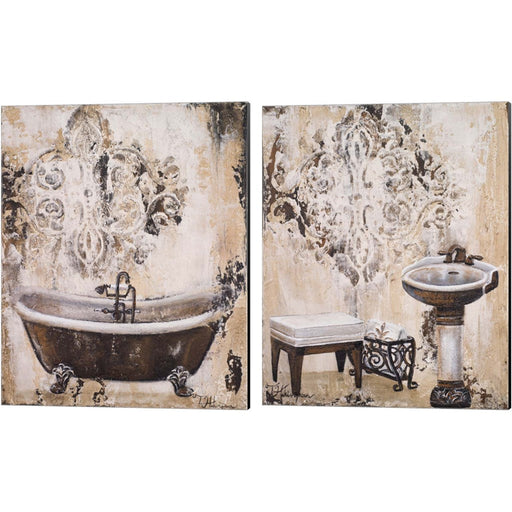 Bronze Bath by Tiffany Hakimipour, 2 Piece Canvas Art Set