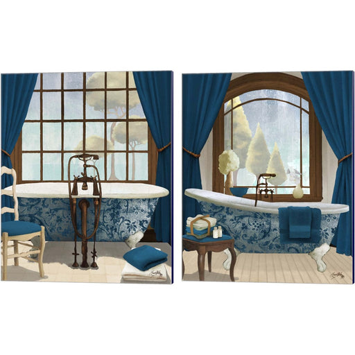 Blue View by Elizabeth Medley, 2 Piece Canvas Art Set