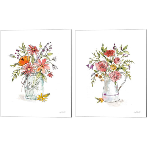 Americana Mood Summer by Anne Tavoletti, 2 Piece Canvas Art Set