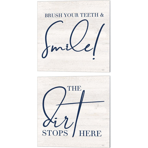 Bathroom Humor by Tara Reed, 2 Piece Canvas Art Set